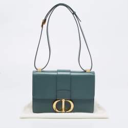 مملوكة مسبقًا حقيبة كتف ديور 30 ​​مونتين جلد أخضر