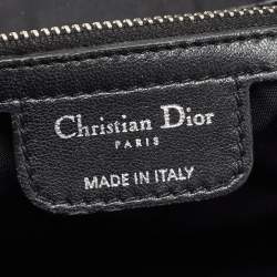 Pre Owned Dior Black Nylon And Leather Charming Satchel