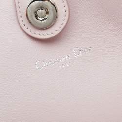 Pre Owned Dior Black/Pink Leather Addict Shopping Tote