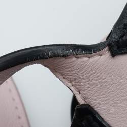 Pre Owned Dior Black/Pink Leather Addict Shopping Tote