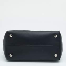 Pre Owned Dior Black/Pink Leather Addict Shopping Tote