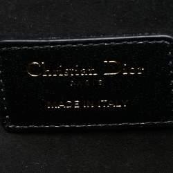 مملوكة مسبقًا Dior Black Cannage Leather Small Diortravel Vanity Case