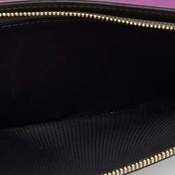 Pre Owned Dior Purple Leather Diorissimo Long Wallet