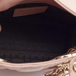 مملوكة مسبقًا Dior Nude Cannage Leather Mini Lady Dior Tote