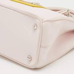 Pre Owned Dior Tri Color Leather Diorissimo Pocket Tote