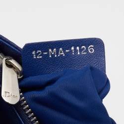 Pre Owned Dior Blue Leather Diorama Wallet On Chain