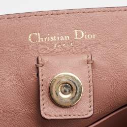 Pre Owned Dior Orange Leather Large Diorissimo Shopper Tote