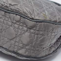 مملوكة مسبقًا حقيبة هوبو ديور دلاية جلد وساتان مبطن كاناج أرجوانية