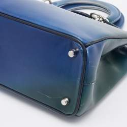 Pre Owned Dior Multicolor Leather Medium Diorissimo Shopper Tote