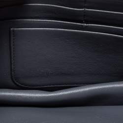 Pre Owned Dior Metallic Silver Leather Miss Dior Promenade Chain Bag