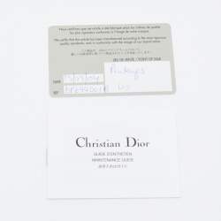 Pre Owned Dior White Leather Saddle Bag