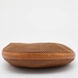 مملوكة مسبقًا Dior Brown Laser Cut Leather Vintage Hobo