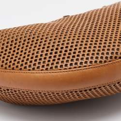 مملوكة مسبقًا Dior Brown Laser Cut Leather Vintage Hobo