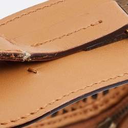 مملوكة مسبقًا Dior Brown Laser Cut Leather Vintage Hobo