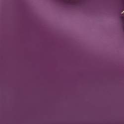 Pre Owned Dior Purple Leather Large Diorissimo Shopper Tote