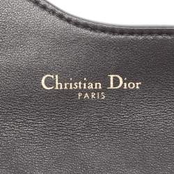 Pre Owned Dior Black Leather Saddle Card Holder
