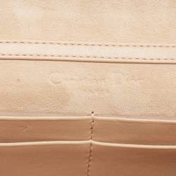 Dior Beige Leather Diorama Wallet on Chain