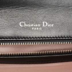Pre Owned Dior Black Leather Large Diorama Flap Shoulder Bag