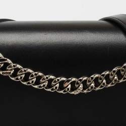 Pre Owned Dior Black Leather Large Diorama Flap Shoulder Bag