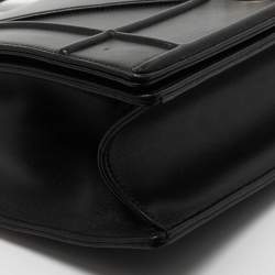 Pre Owned Dior Black Leather Large Diorama Flap Shoulder Bag