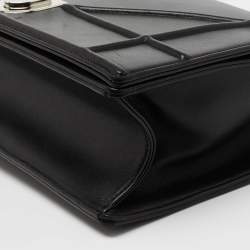 Pre Owned Dior Black Leather Large Diorama Flap Shoulder Bag