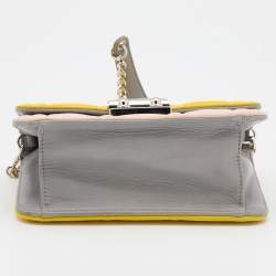 Pre Owned Dior Multicolor Cannage Quilted Leather Miss Dior Promenade Wallet On Chain