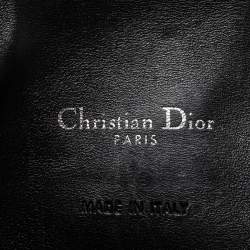Pre Owned Dior Black Quilted Leather Large Miss Dior Flap Bag