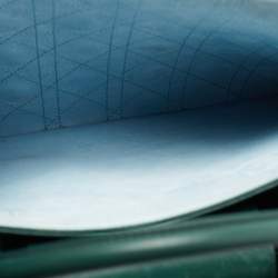 Pre Owned Dior Green Leather Large Diorever Tote