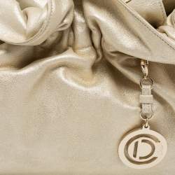 Dior Metallic Gold Leather Le Trente Hobo