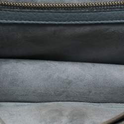 Pre Owned Dior Light Blue Leather Small Diorama Shoulder Bag