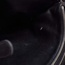 Pre Owned Dior Black Cannage Leather Lady Dior Tote