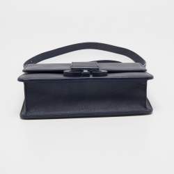 Dior Blue Leather 30 Montaigne Flap Shoulder Bag