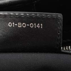 Pre Owned Dior Black Printed Coated Canvas Panarea Tote
