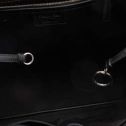 Pre Owned Dior Black Printed Coated Canvas Panarea Tote