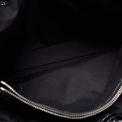 Dior Black Cannage Patent Leather Lady Dior Shopper Tote