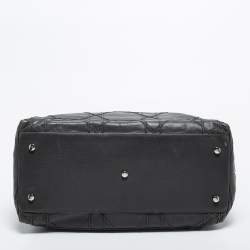 Pre Owned Dior Grey Cannage Leather Granville Tote