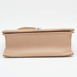Pre Owned Dior Beige Leather Medium Diorama Shoulder Bag