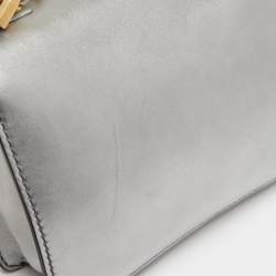 Pre Owned Dior Grey Leather J'adior Shoulder Bag