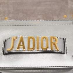 Pre Owned Dior Grey Leather J'adior Shoulder Bag