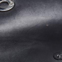 Pre Owned Dior Black Leather Be Dior Shoulder Bag