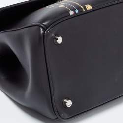 Pre Owned Dior Black Leather Be Dior Shoulder Bag