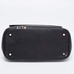 Pre Owned Dior Black Leather Be Dior Shoulder Bag