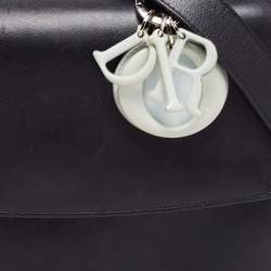 Pre Owned Dior Black Leather Be Dior Shoulder Bag