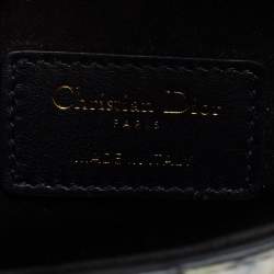 Pre Owned Dior Multicolor Leather and Beads Mini Saddle Bag