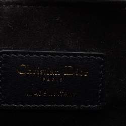 Pre Owned Dior Multicolor Leather and Beads Mini Saddle Bag