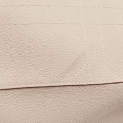 Pre Owned Dior Light Pink Cannage Leather UltraDior Tote