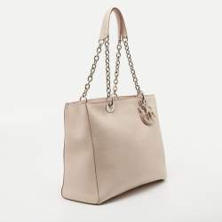 Pre Owned Dior Light Pink Cannage Leather UltraDior Tote