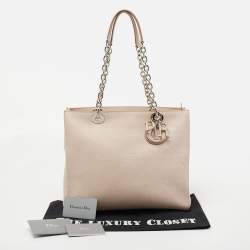 Pre Owned Dior Light Pink Cannage Leather UltraDior Tote