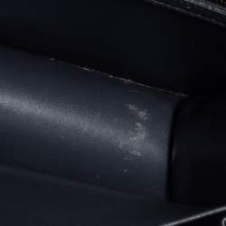 Pre Owned Dior Grey Patent Leather Medium Diorama Shoulder Bag