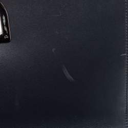 Pre Owned Dior Grey Patent Leather Medium Diorama Shoulder Bag